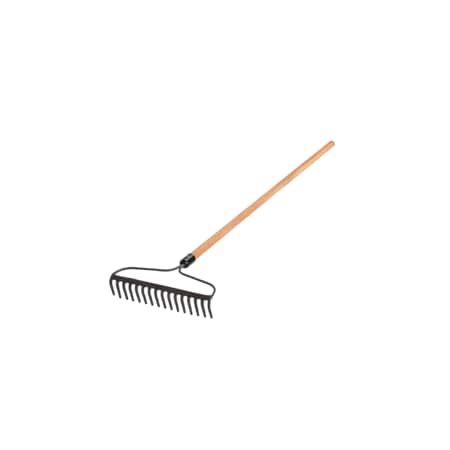 Bon Tool Bon 84-212 Bow Head Rake, 16 Teeth 54" Wood Handle 84-212